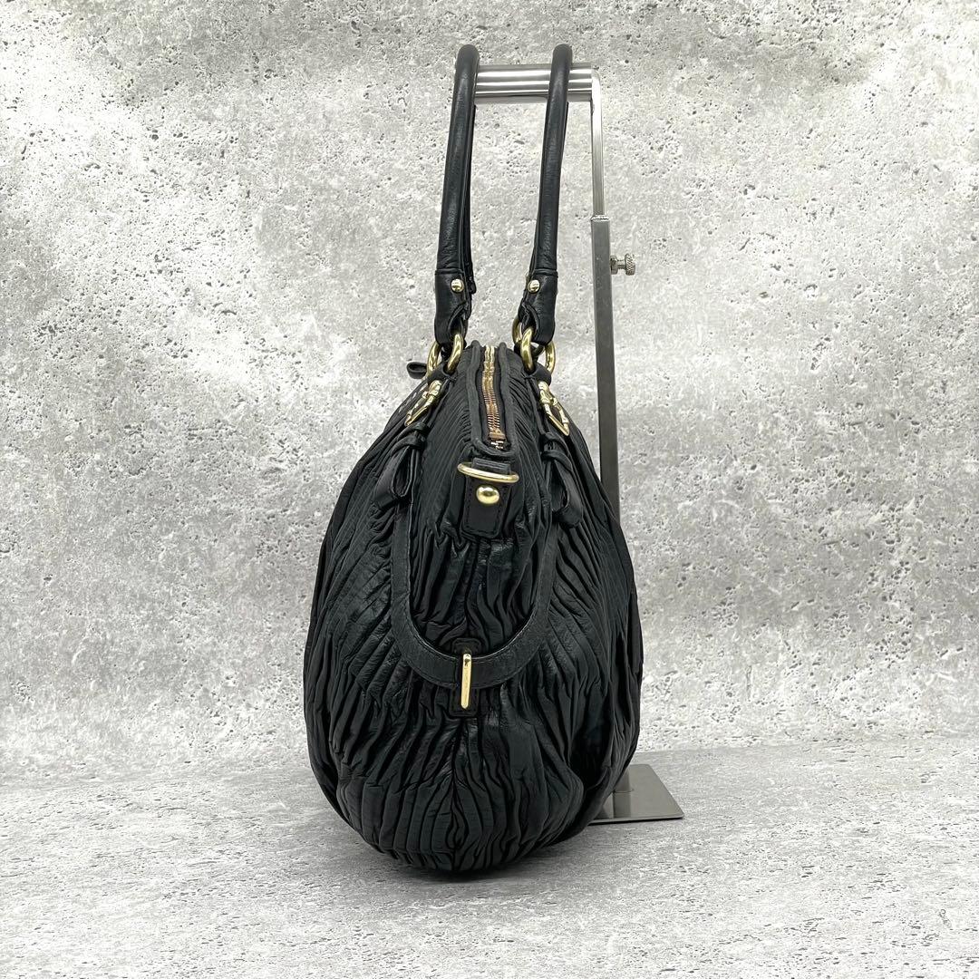 COACH Bag Madison Gathered Leather Black — image 4