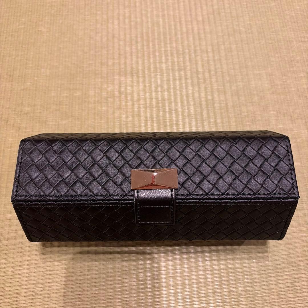 腕時計3本収納ボックス 黒 時計ケース — image 2