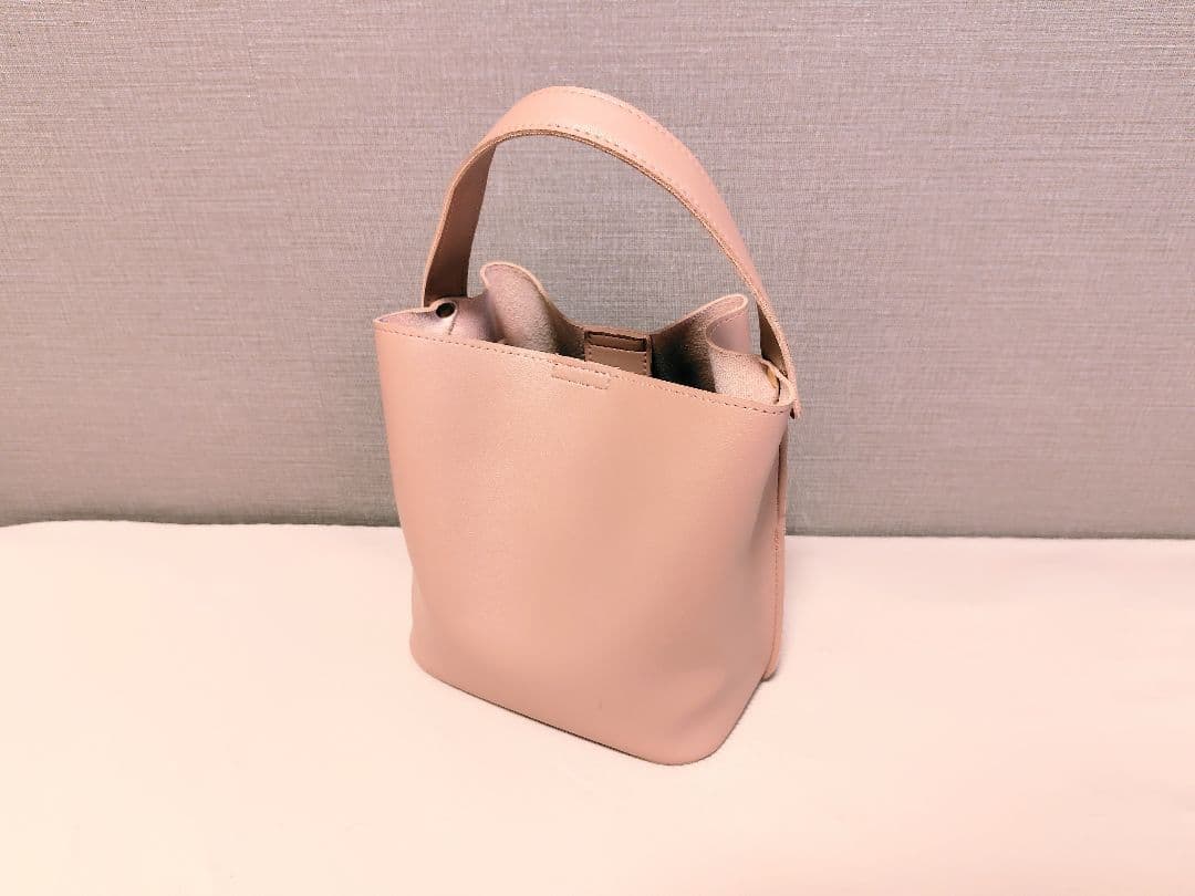 flower クラシックバケットバッグ ピンクベージュ 匿名配送 即購入可 — image 3