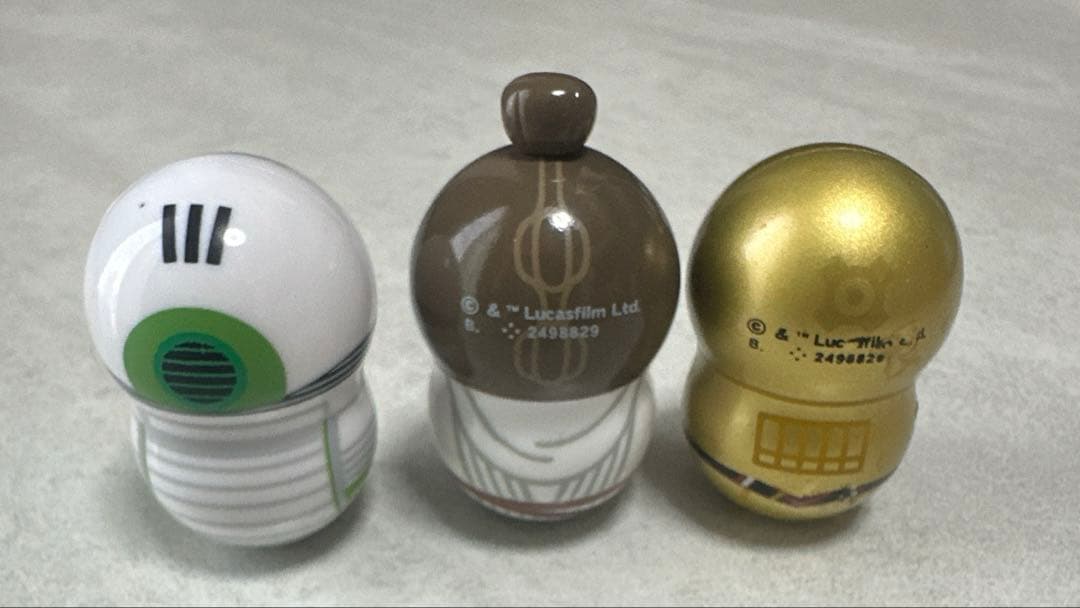 スターウォーズ クーナッツ レイ C-3PO D-O 食玩フィギュア 3点 — image 2