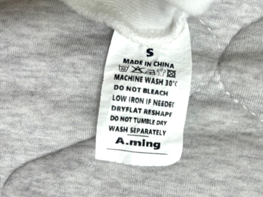 A.ming 長袖 クロップド丈 トップス ホワイト — image 3