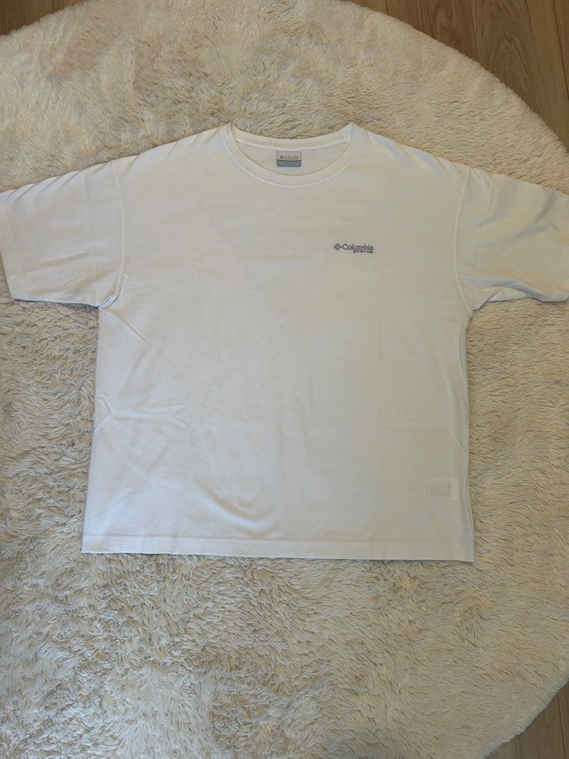 【極美品】コロンビア PFG トライアングルロゴ Tシャツ 白 M — image 2