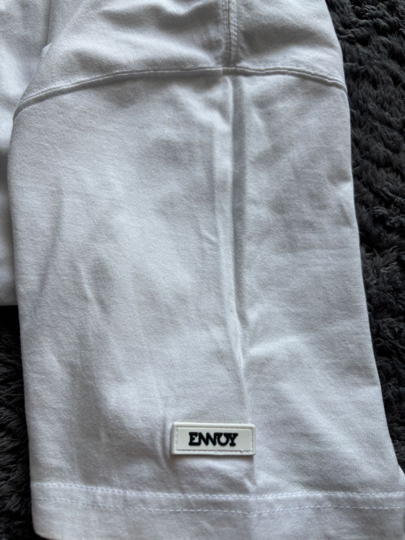 ENNOY 3PACK T-SHIRTS (WHITE) エンノイ S 左そで — image 4