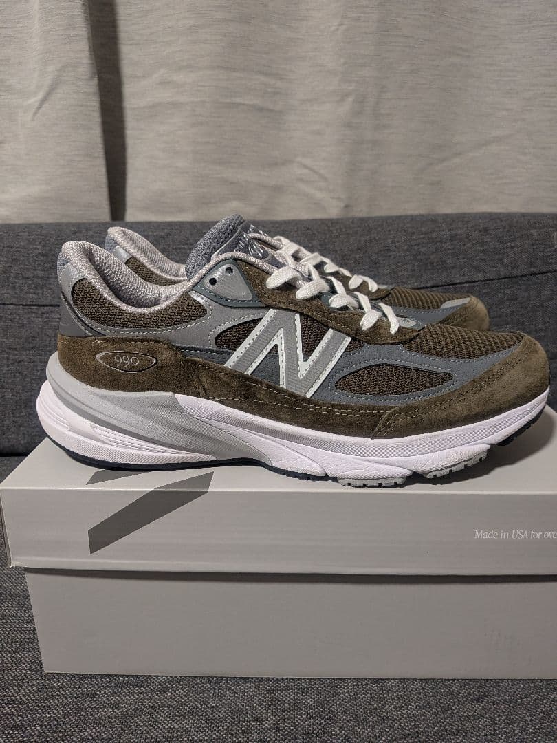 New Balance 990v6 Olive スニーカー — image 4