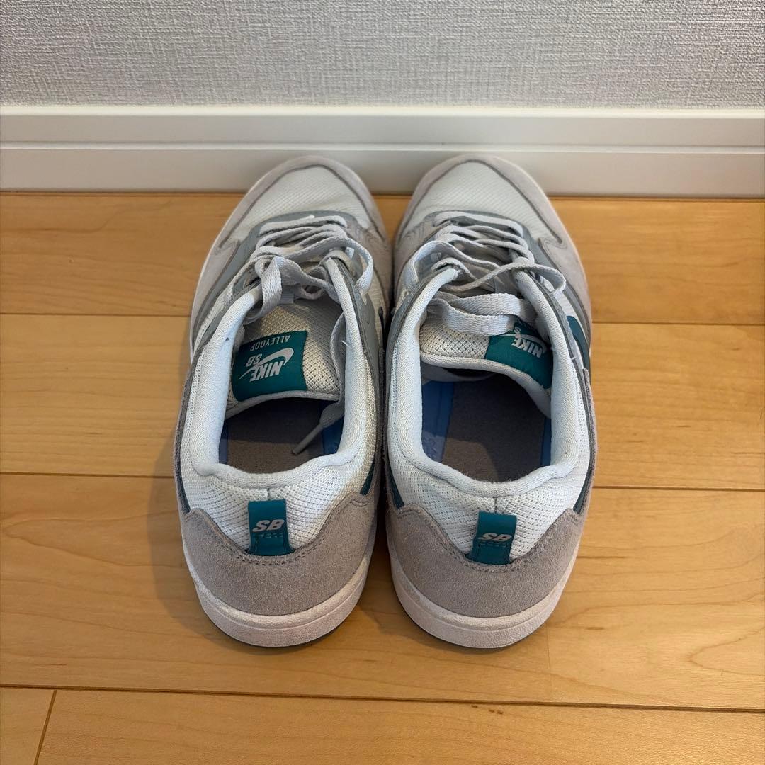 Nike SB Alleyoop スニーカー グレー ブルー — image 3