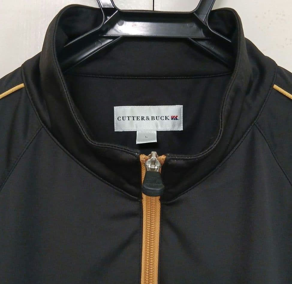 デサント 半袖 ジップアップ ジャケット ブラック L — image 3