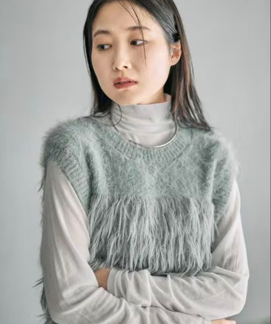 LEPSIM / テンセル混タートル・オフホワイト〔新品タグ付〕 — image 4