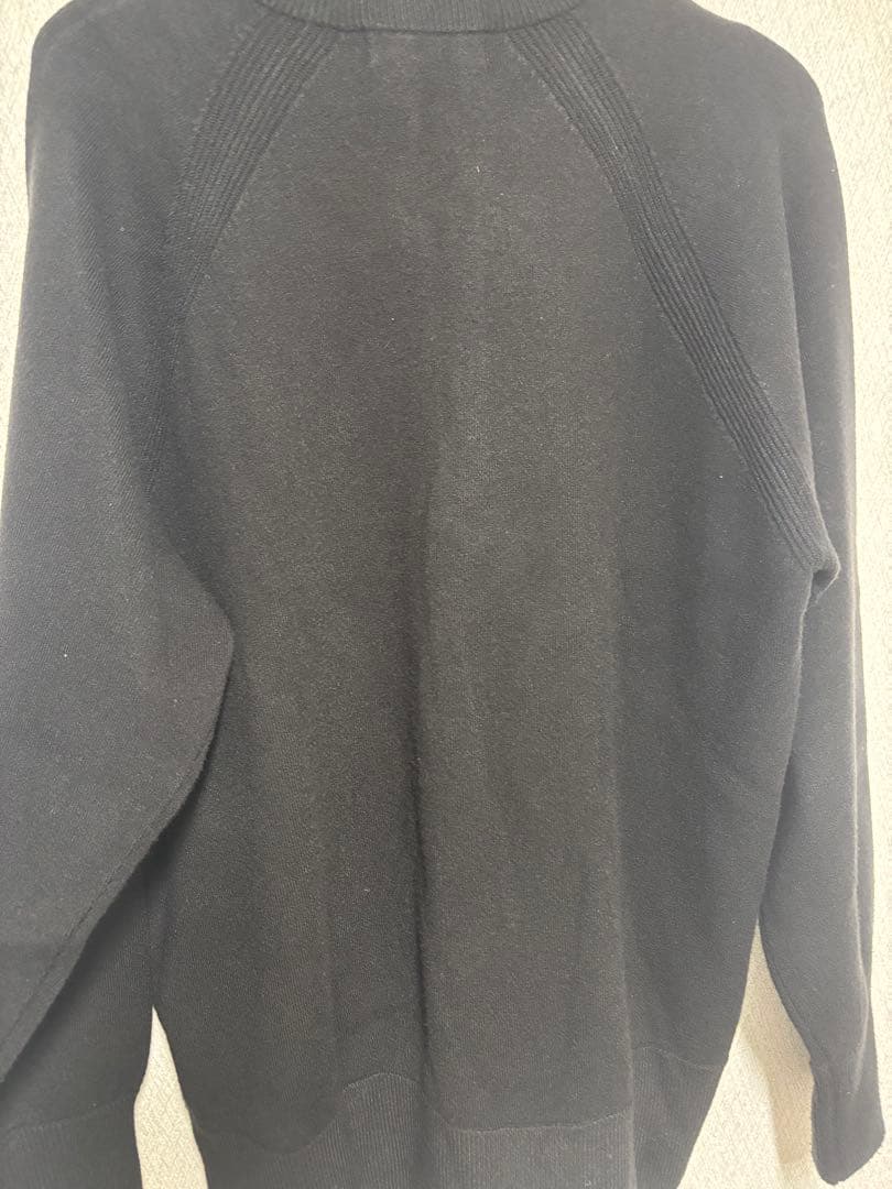 UNITED ARROWS GLR ハーフジップ ニット ブラック — image 4