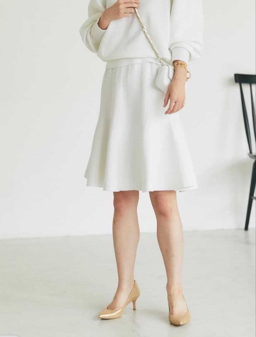 【美品】La boutique BonBon ドロップドニットセットアップ　F — image 2