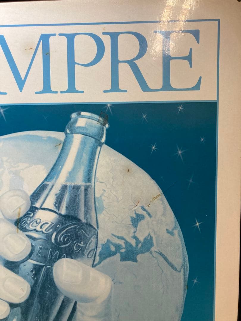 コカコーラ Coca-Cola SIEMPRE ポスター　レトロ　コカ　レトロ — image 4