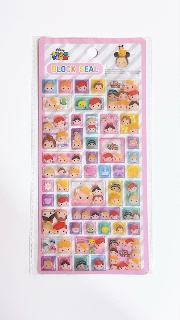 Disney Tsum Tsum Block Seal 2枚セット — image 3