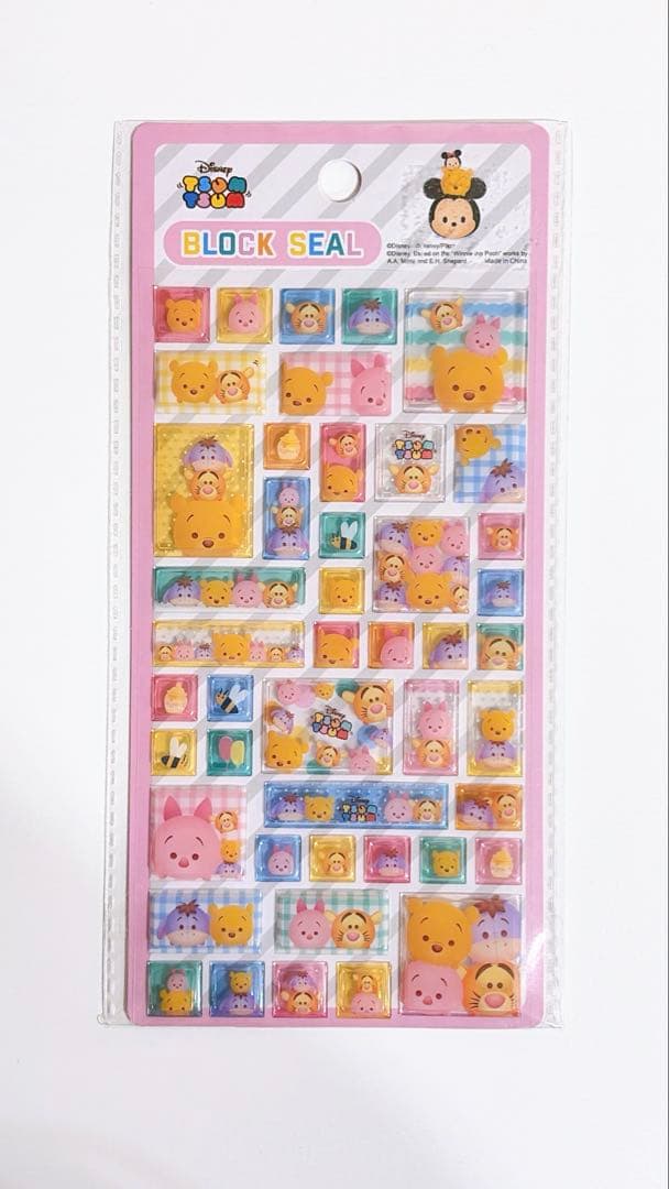 Disney Tsum Tsum Block Seal 2枚セット — image 4