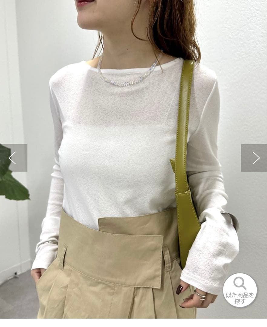 ミスティック シアー トップス ブルー Fサイズ　値下げしました — image 2