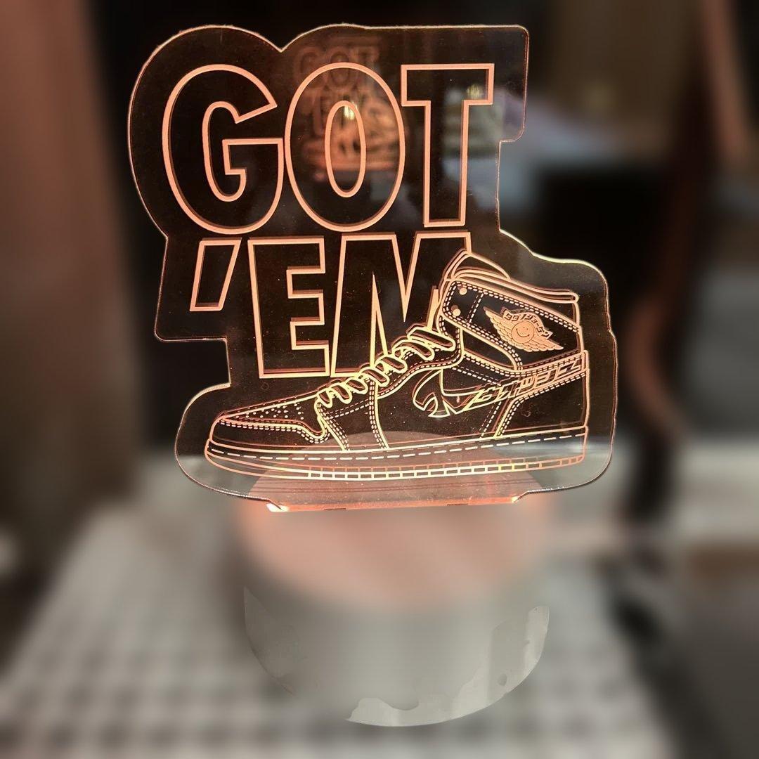 GOT 'EM アクリル LED ライト スニーカー インテリア — image 4