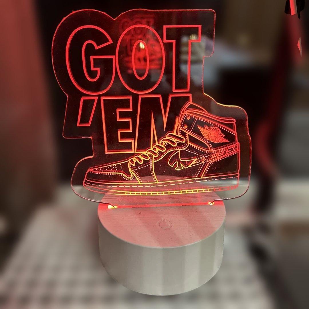 GOT 'EM アクリル LED ライト スニーカー インテリア — image 5