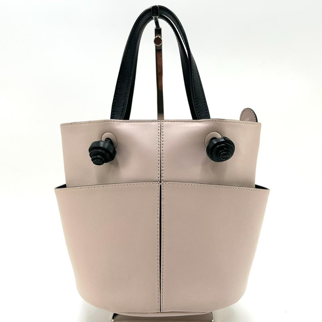 人気★美品★TOD'S トッズ タッセルバケットバッグ バケツ型 ハンドバッグ — image 4