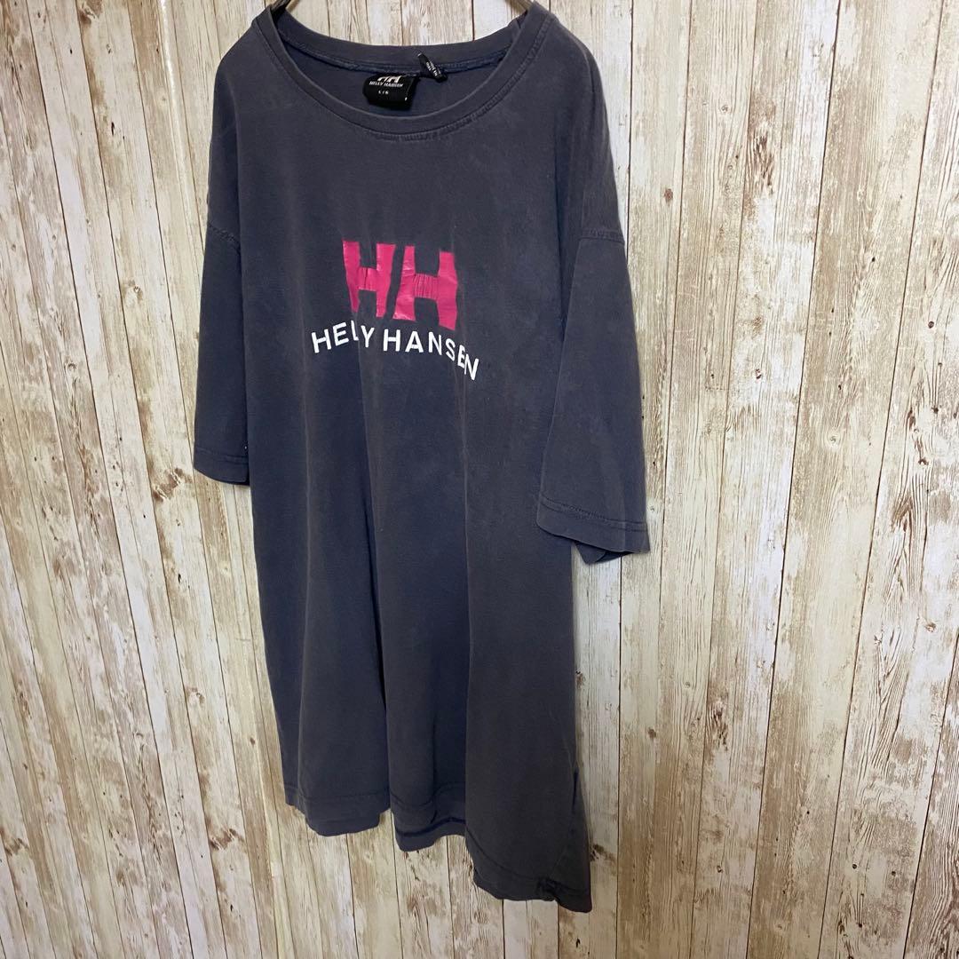 【813】90's HELLY HANSENヘリーハンセンプリントロゴTシャツ — image 5