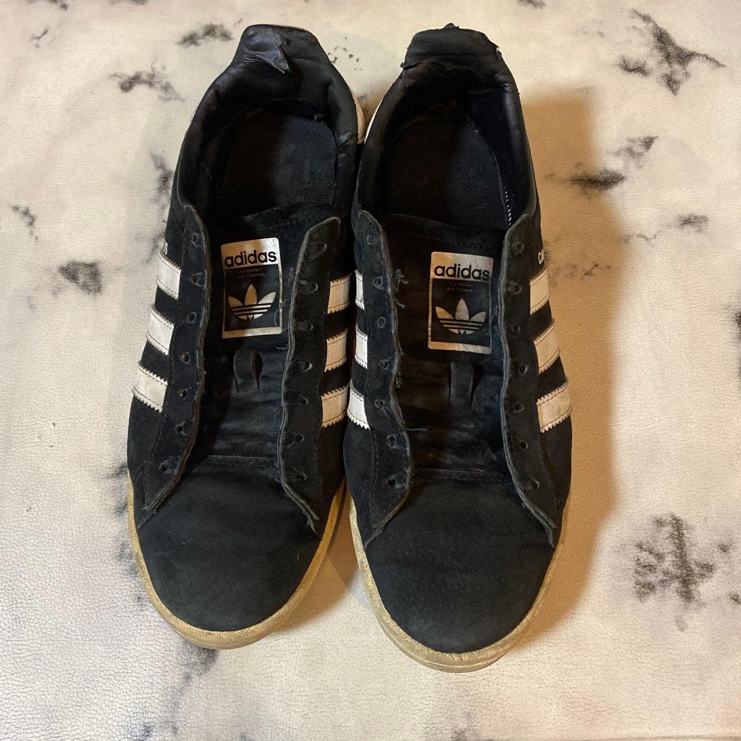 adidas CAMPUS キャンパス 25.5cm 黒 BZ0084 紐なし — image 2