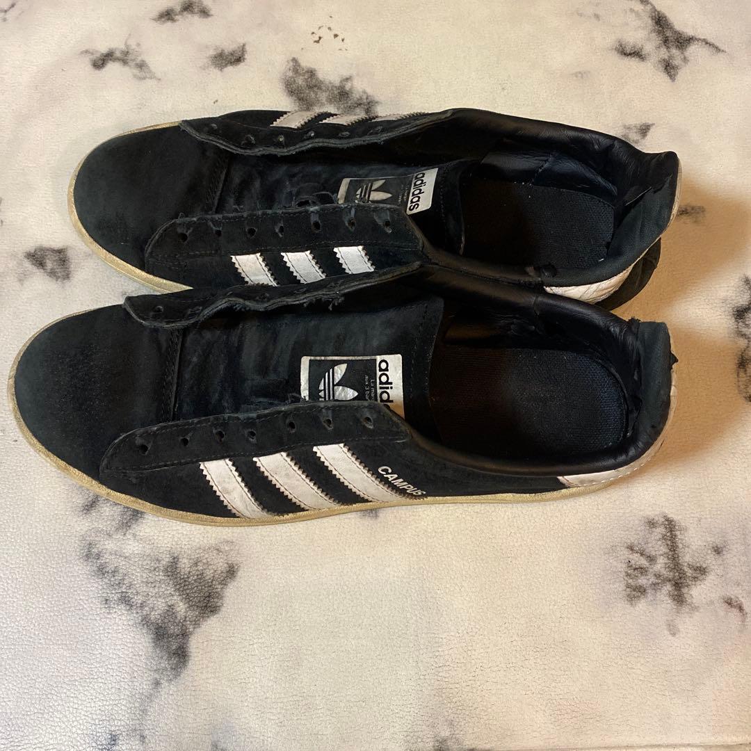 adidas CAMPUS キャンパス 25.5cm 黒 BZ0084 紐なし — image 3