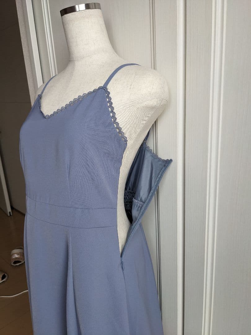 COLZA 未使用 ブルー キャミソールワンピース — image 4
