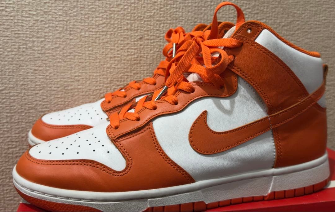 NIKE DUNK HIGH ナイキ ダンク ハイ オレンジ ホワイト — image 3