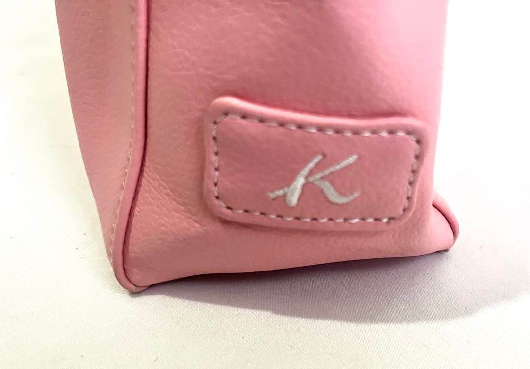 キタムラ ピンク ミニバッグ　牛革　垢抜けライトピンク — image 3