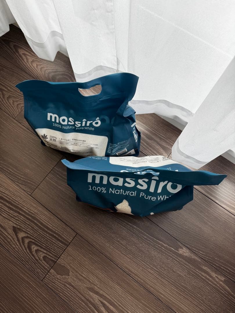 massiro 100% Natural Pure White 猫砂 2袋 — image 3