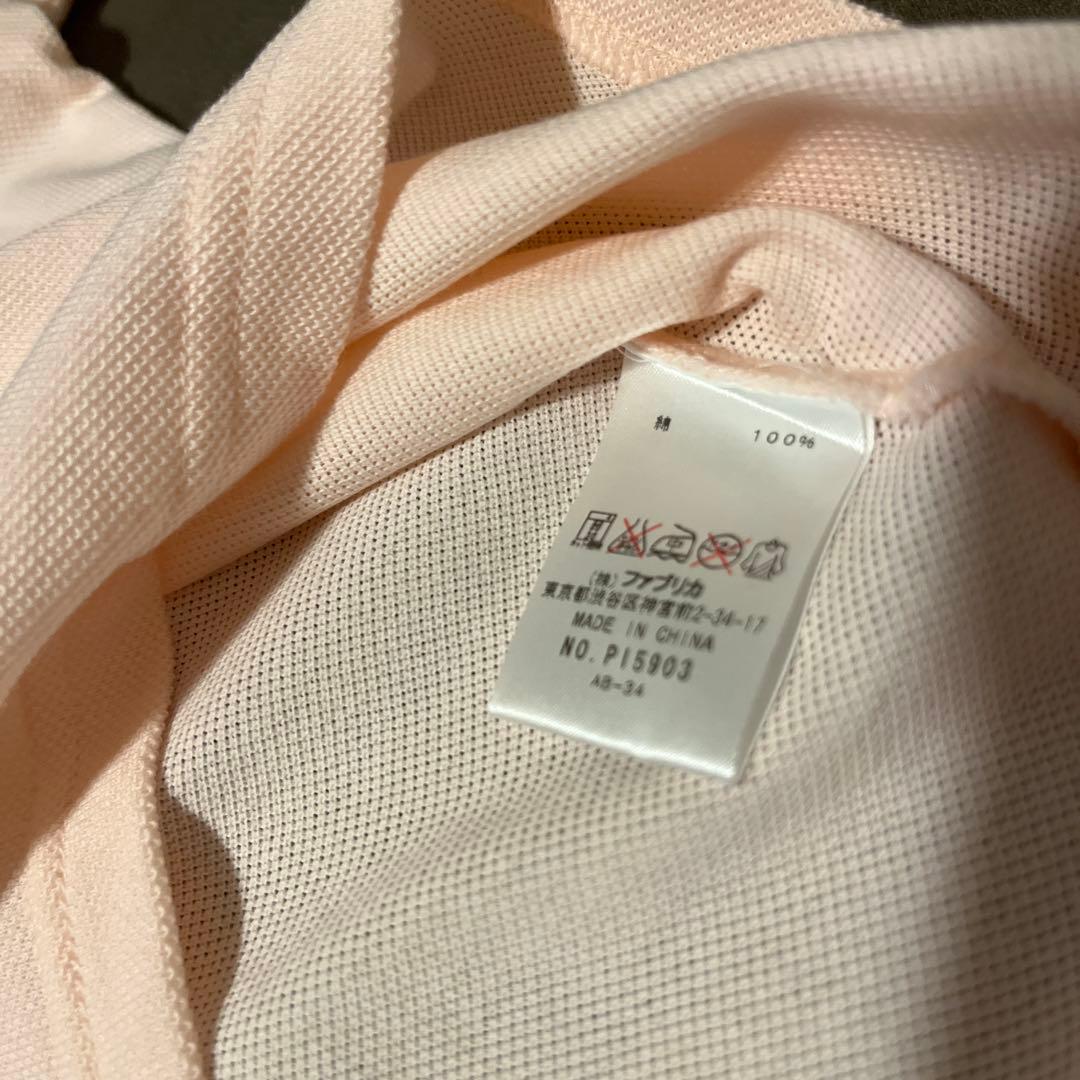 新品未使用 ラコステ ラインストーンロゴ ポロシャツ ピンク サイズ6(116) — image 5