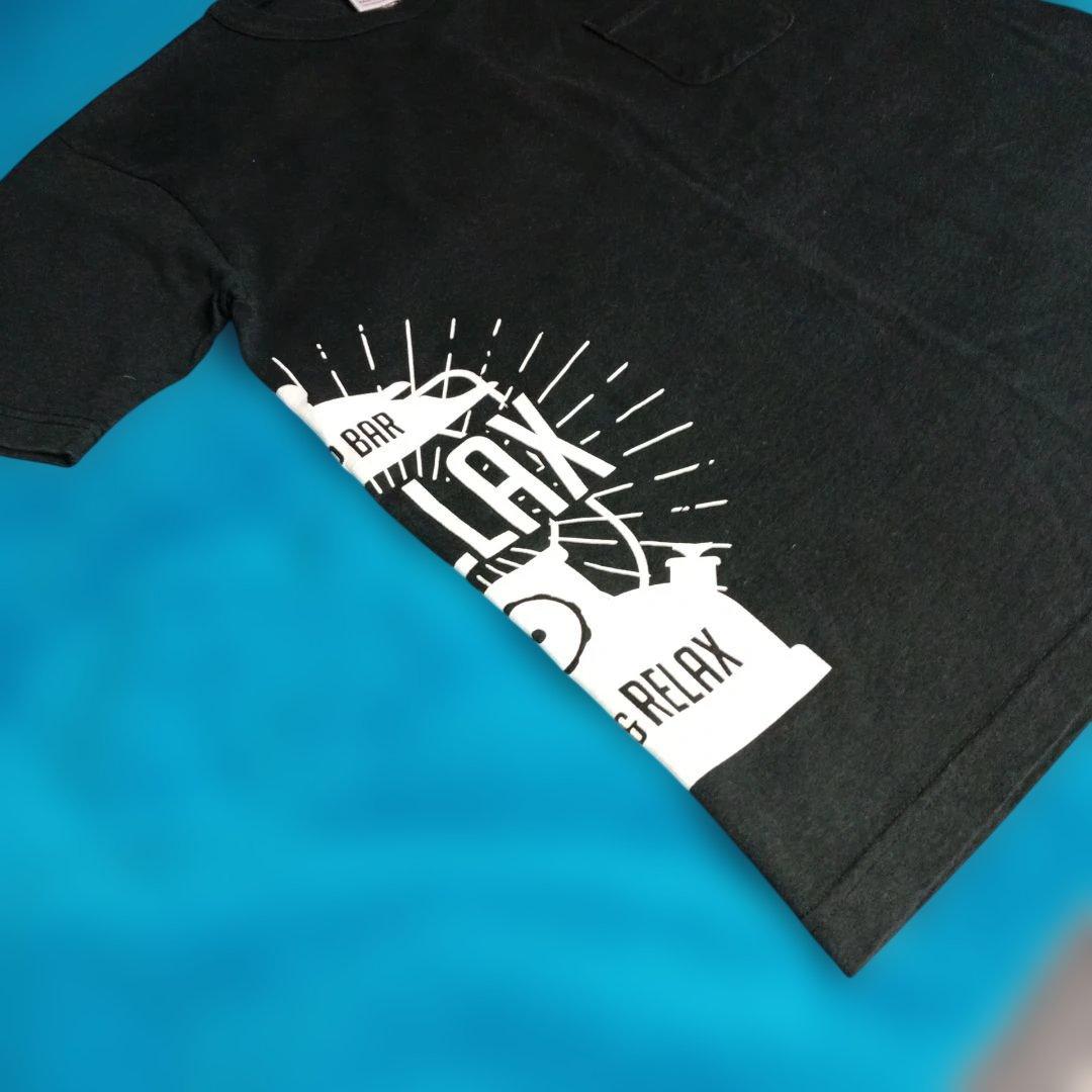 MADE IN USA Champion T1011 ブラックTシャツ Mサイズ — image 3