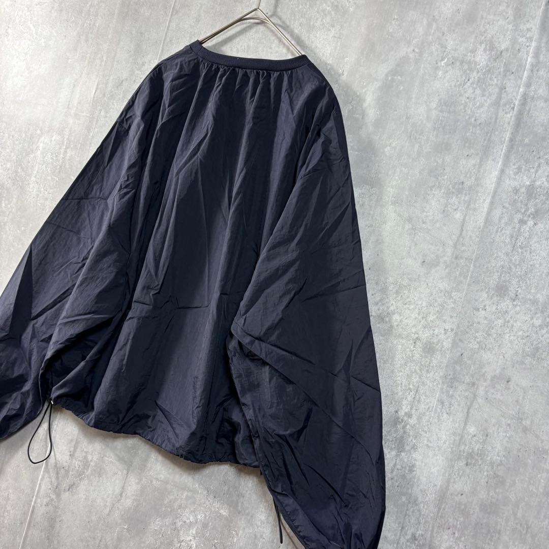 新品　coca Mサイズ　ネイビー　ドロスト　ナイロントレーナー　薄手　無地 — image 3