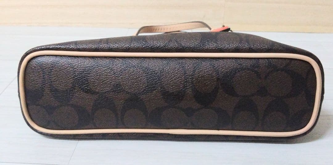 良品 COACH ミニ ドーム型 ハンドバッグ シグネチャー PVC — image 5