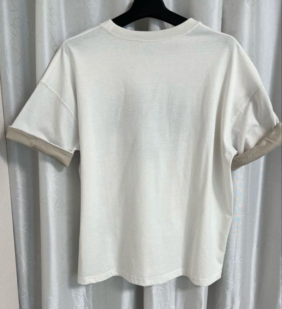 niko and...　ニコアンド　リバーシブルロゴワイドTシャツ　美品 — image 3