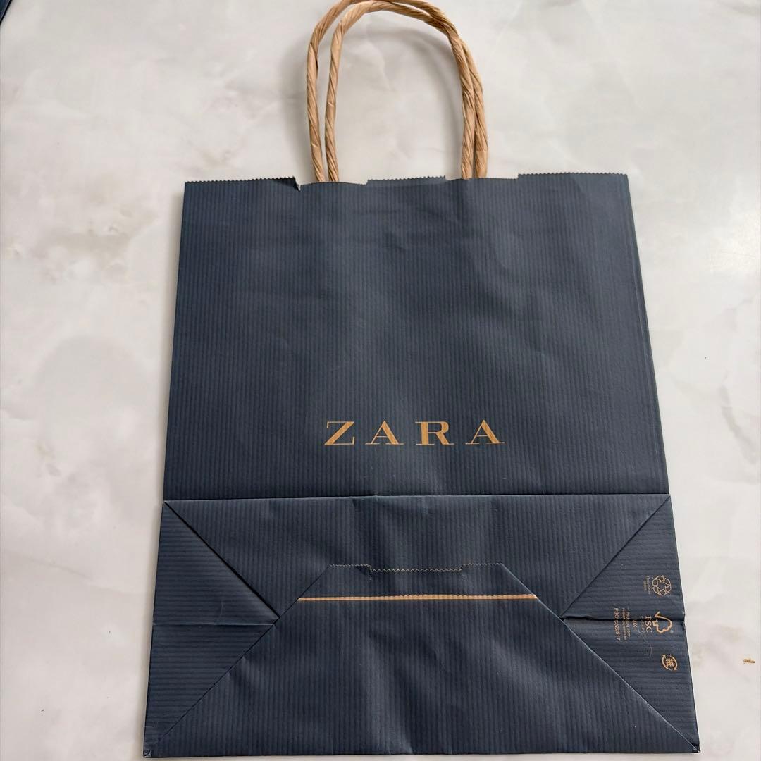 ZARA ザラ 紙袋 ショッパー ３枚セット — image 3