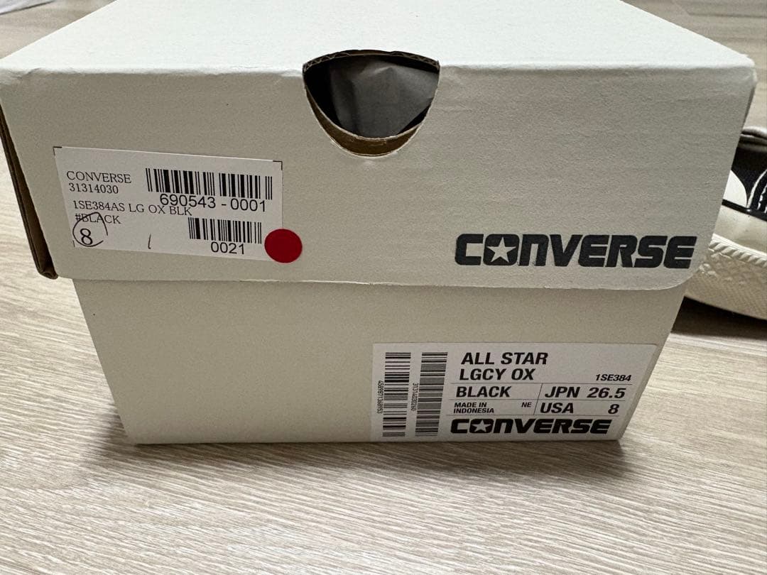 ALL STAR LGCY OX ブラック — image 4