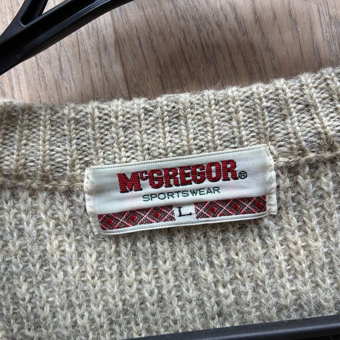 【90s✨】McGREGORSPORTSWEARニット セーターエルボーパッチ — image 3