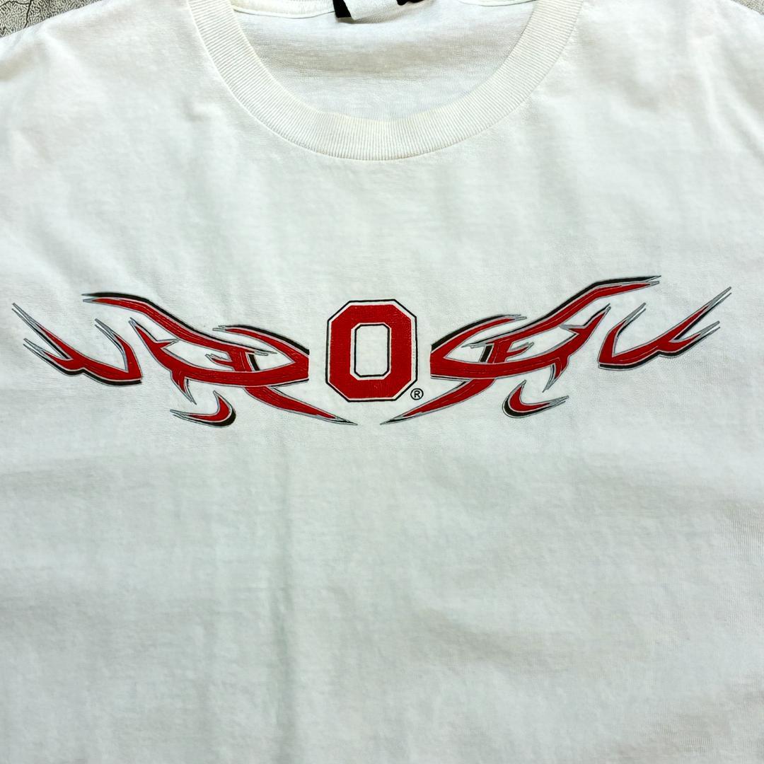 Crown Prince　半袖Tシャツ　XL　ホワイト　ロゴ　古着 — image 2