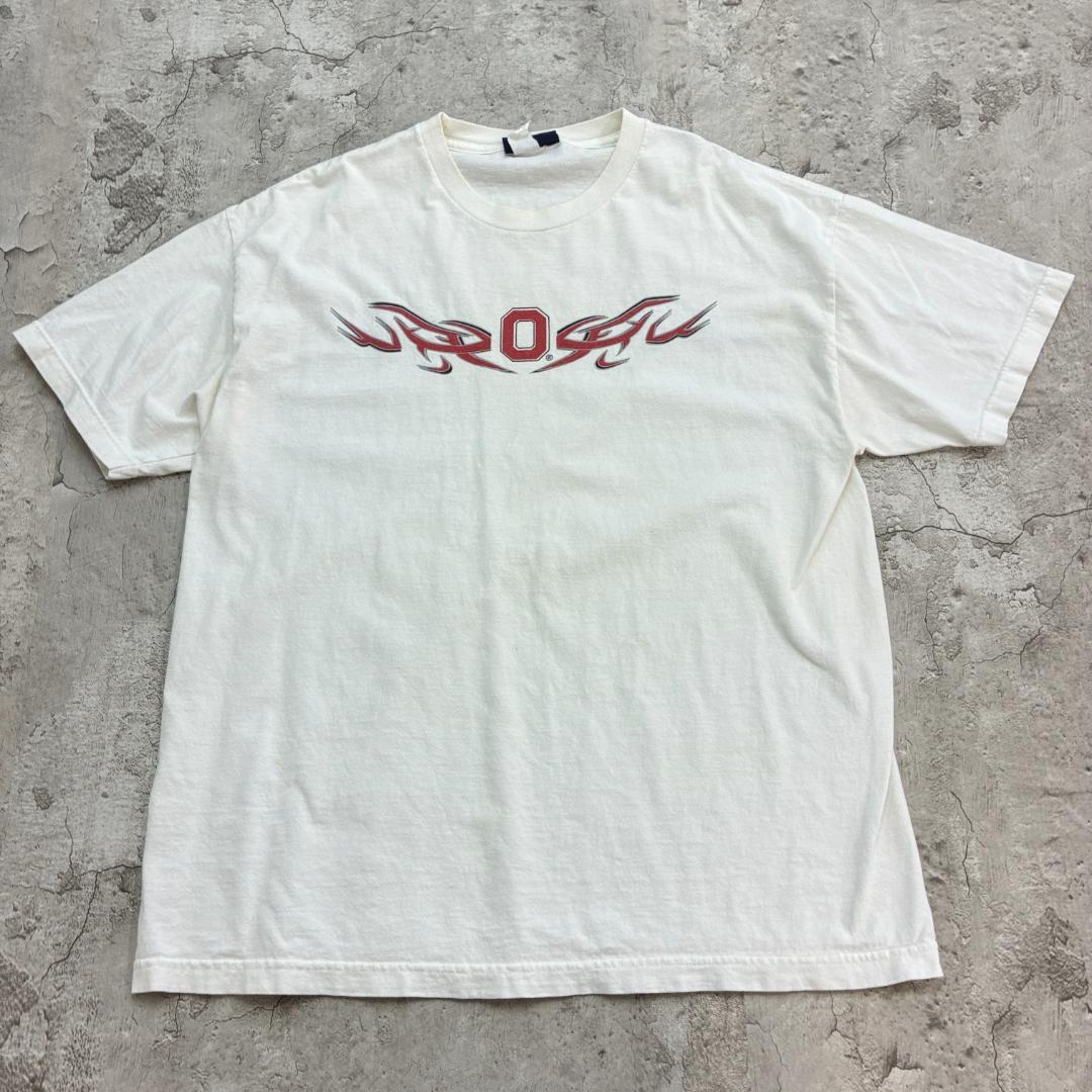 Crown Prince　半袖Tシャツ　XL　ホワイト　ロゴ　古着 — image 3