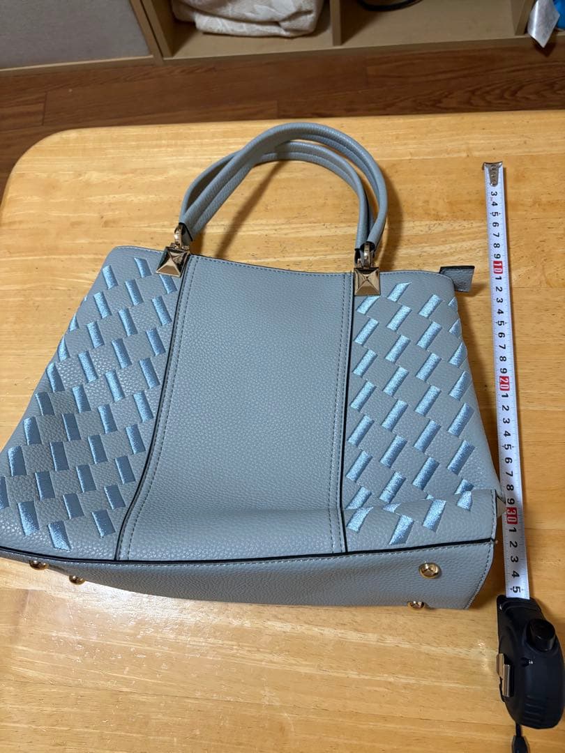 ライトブルー ハンドバッグ — image 2