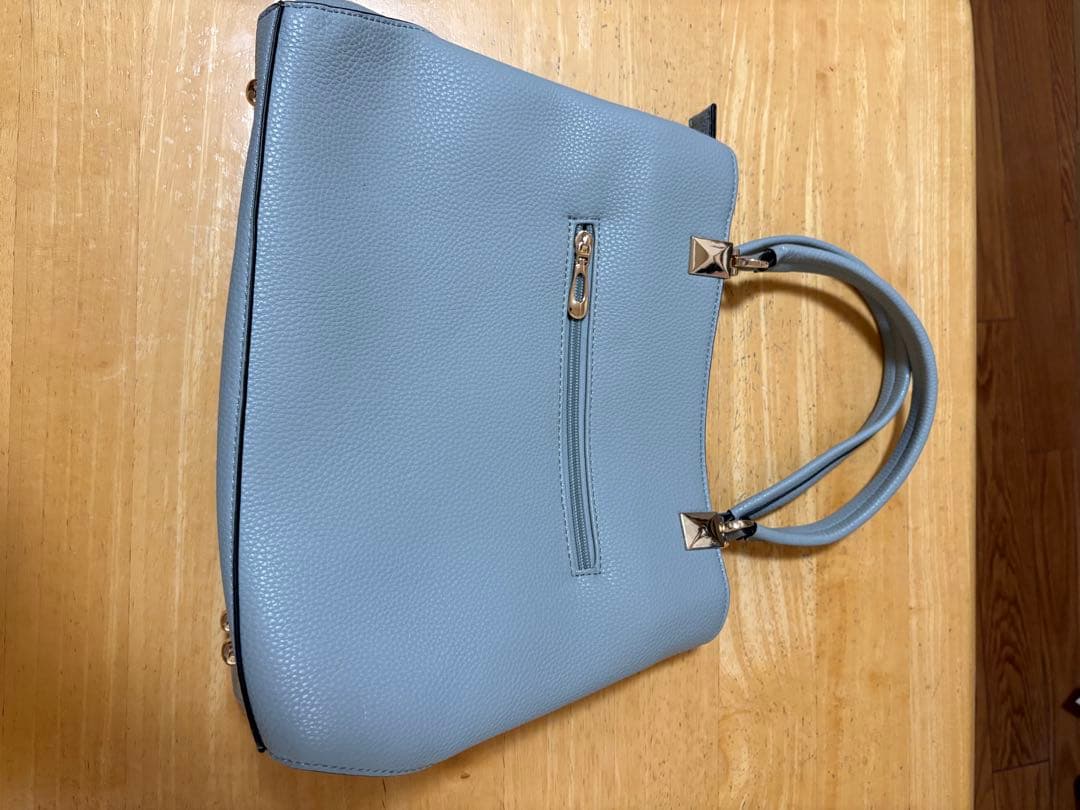 ライトブルー ハンドバッグ — image 3