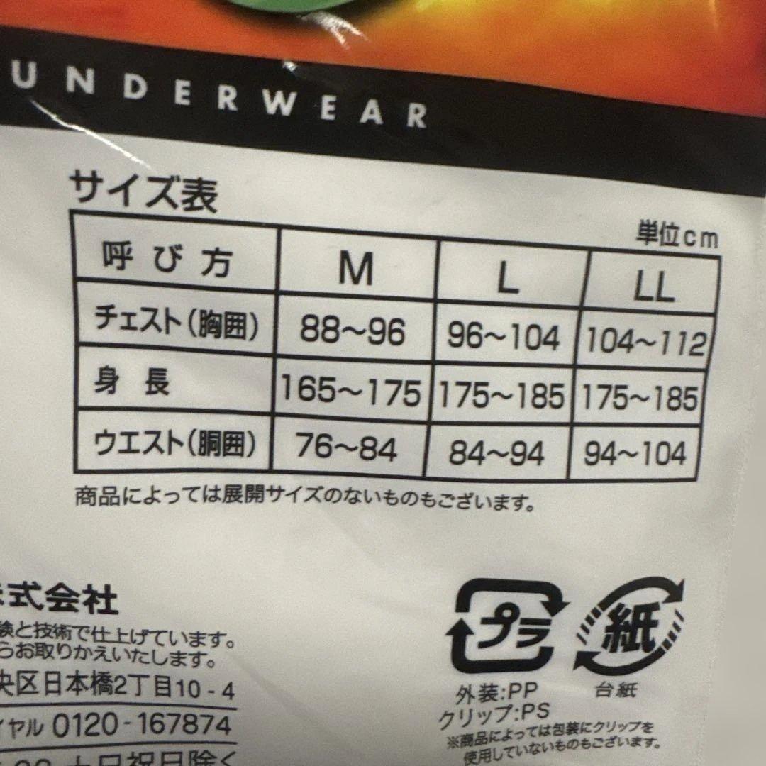 ヒロ様専用　 GUNZE 厚地スムース 下着 2枚組 Lサイズ — image 4