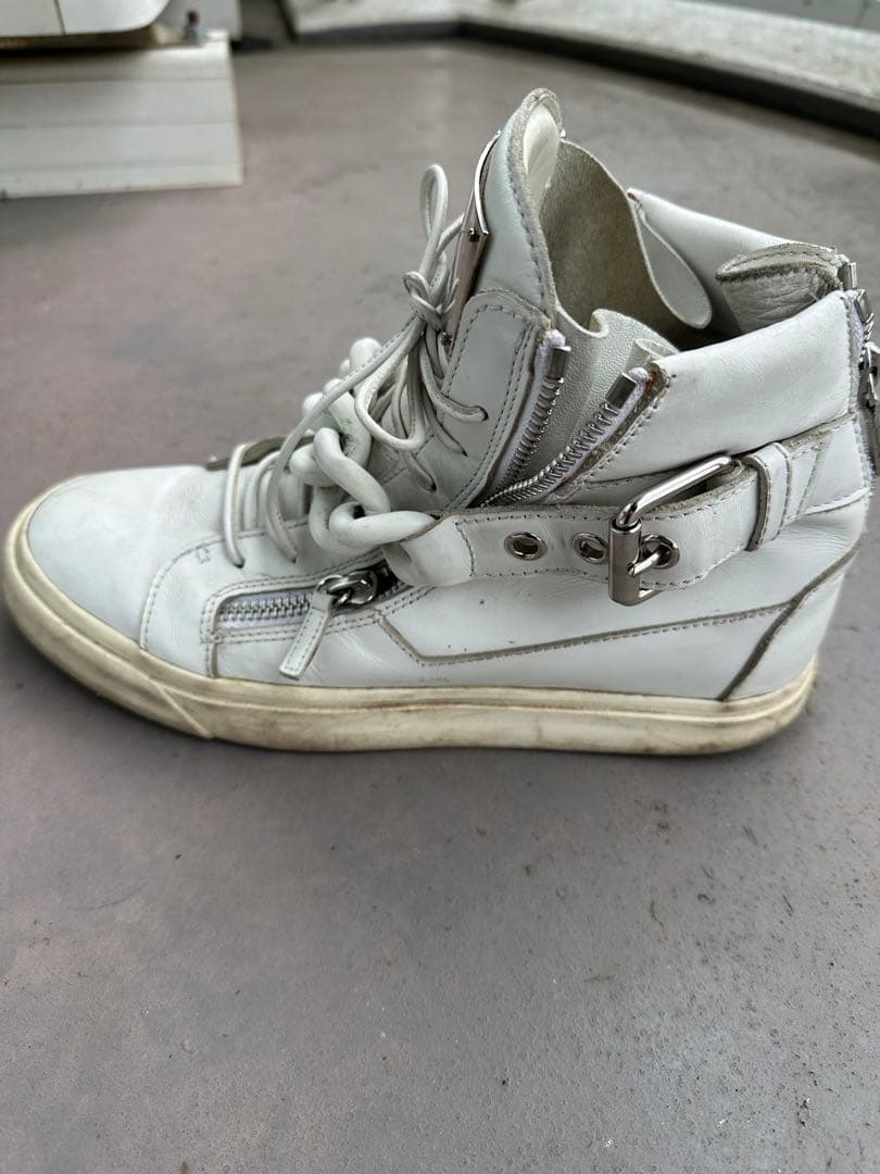 Giuseppe Zanotti ハイカットスニーカー ホワイト — image 4