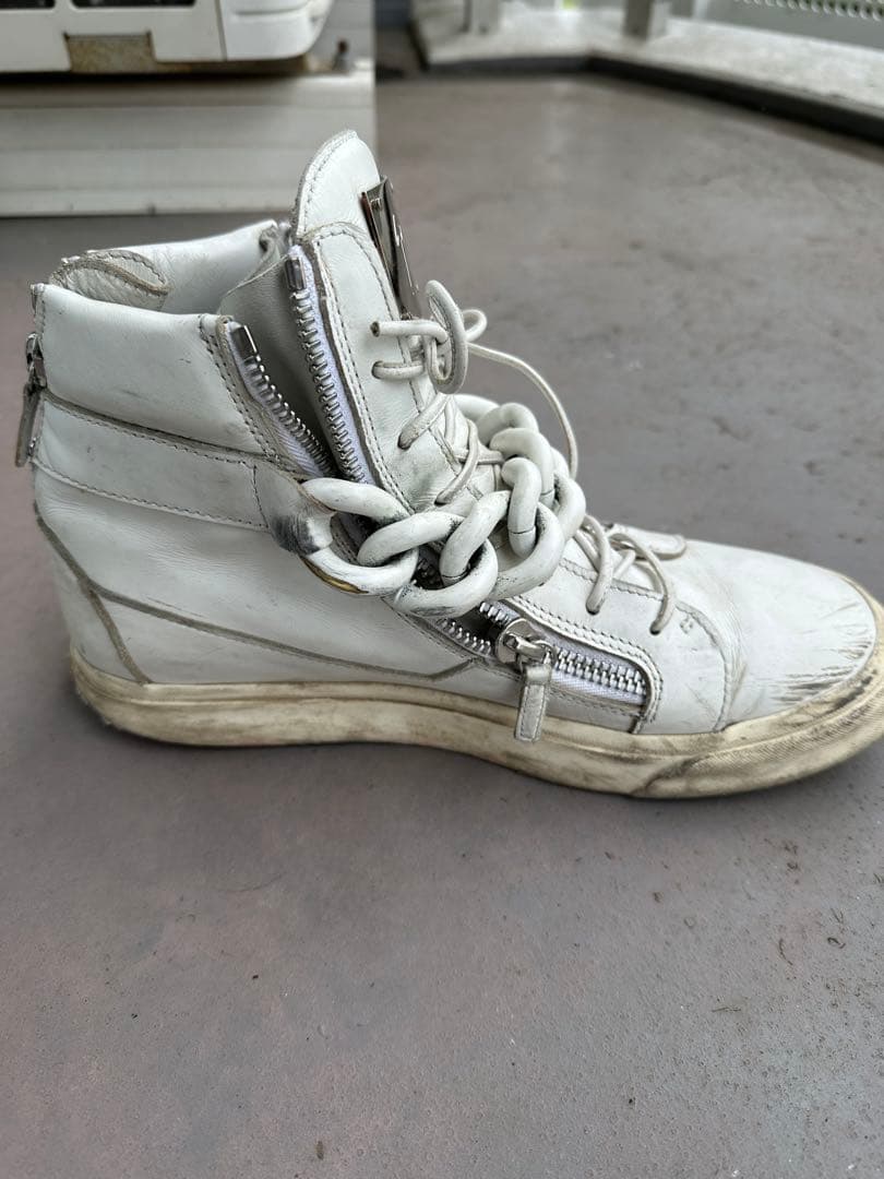 Giuseppe Zanotti ハイカットスニーカー ホワイト — image 5