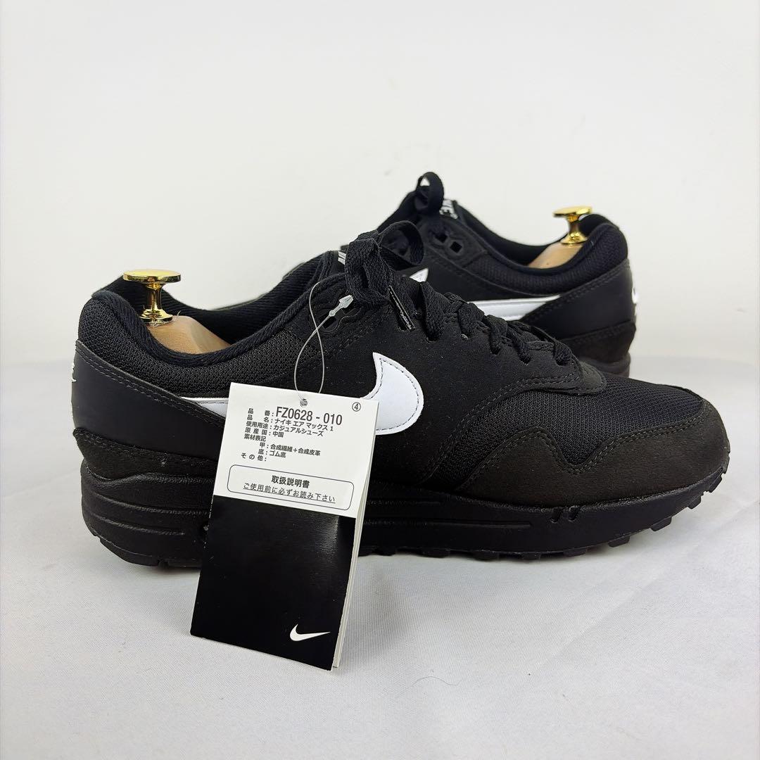 【新品タグ付】NIKE AIR MAX 1 エアマックス1 黒×白 26cm — image 2
