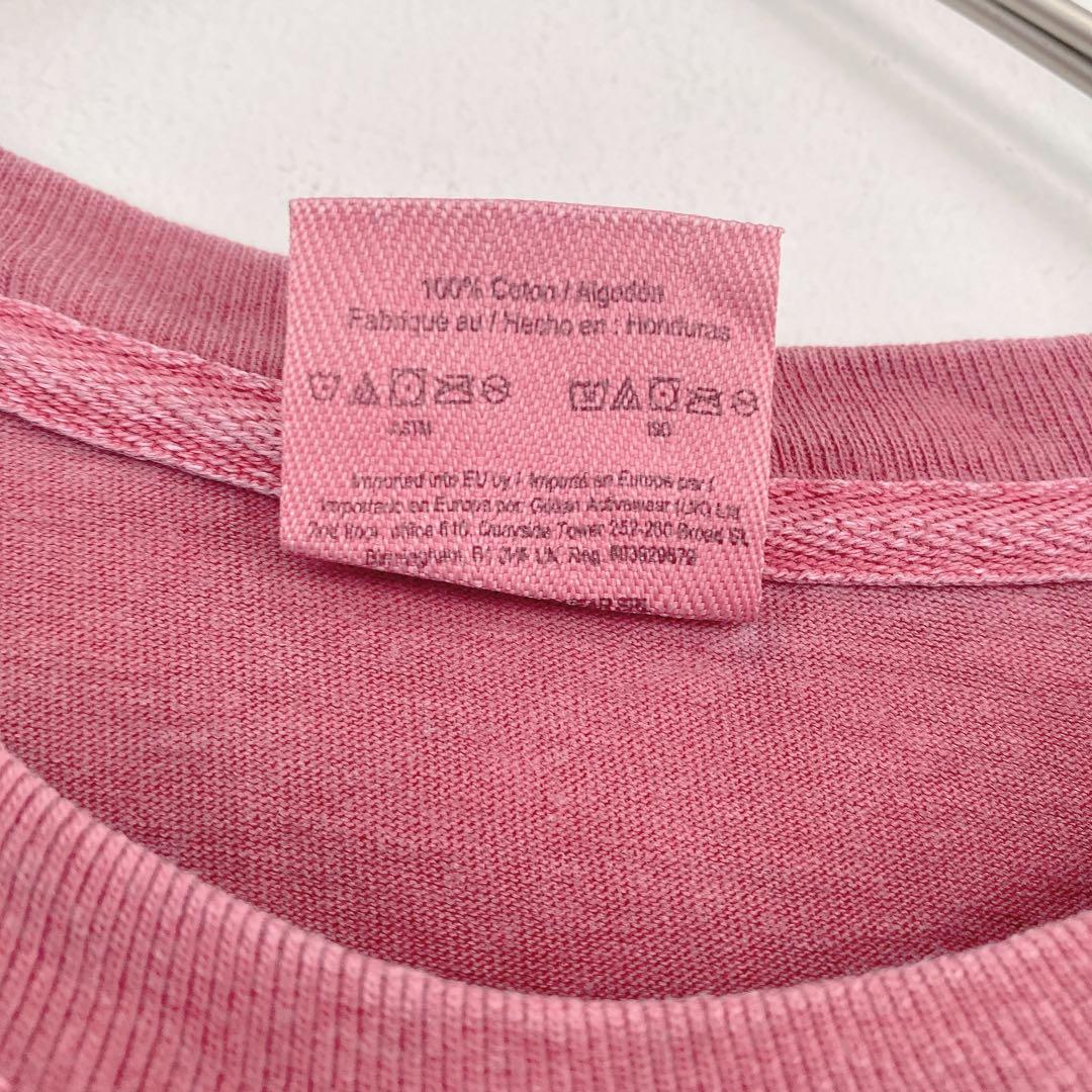 夏秋 コンフォートカラーズ Ｔシャツ Ｍ ピンク 後染め サニベル島 ゆるだぼ — image 2