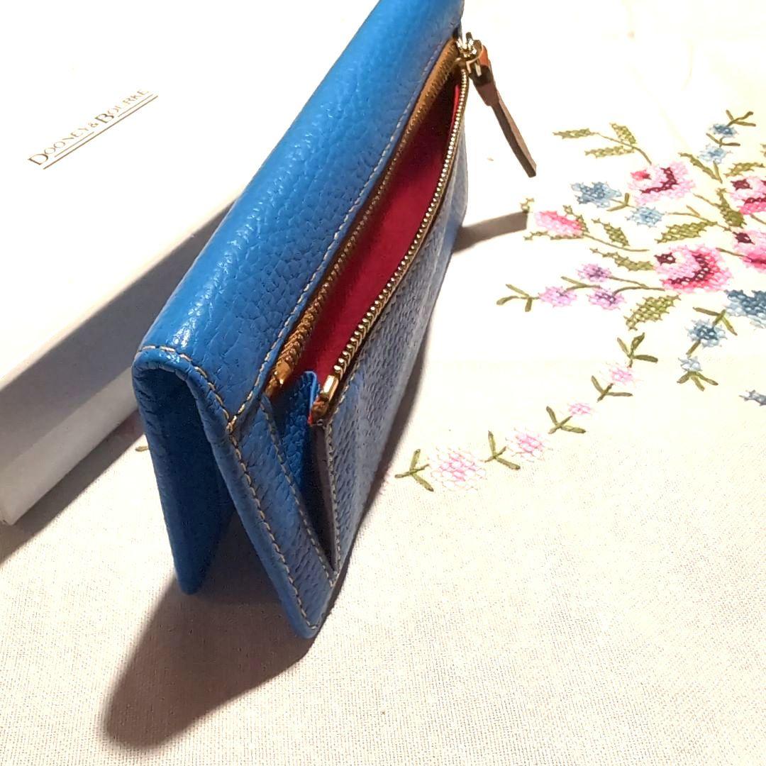 Dooney & Bourke 長財布 ブルー レザー — image 4