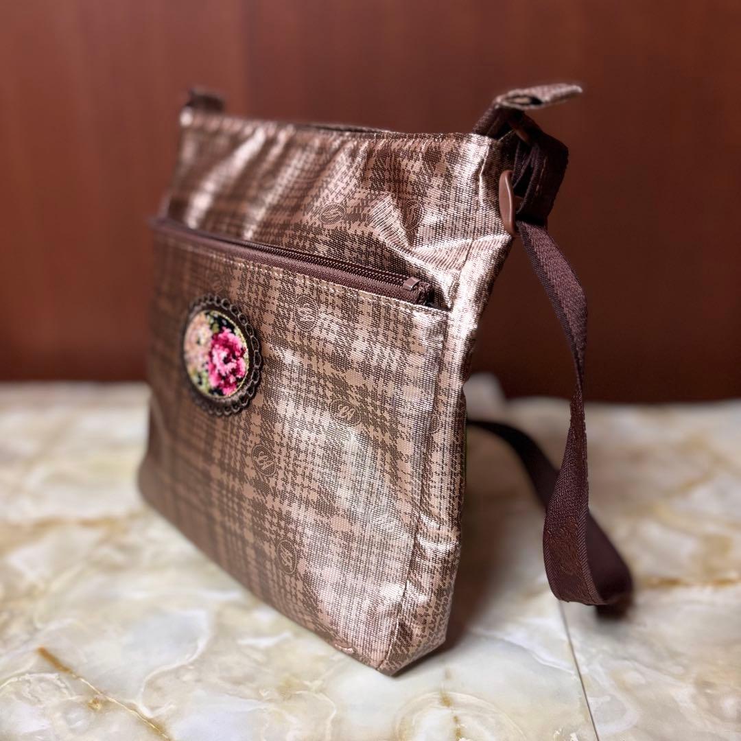 【美品】Lake Alster レイクアルスター シェニール織 ショルダーバッグ — image 5
