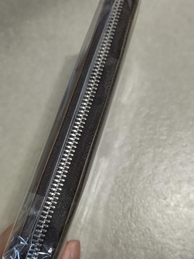 長財布 リサイクルレザー ボンデッドレザー チョコ — image 4