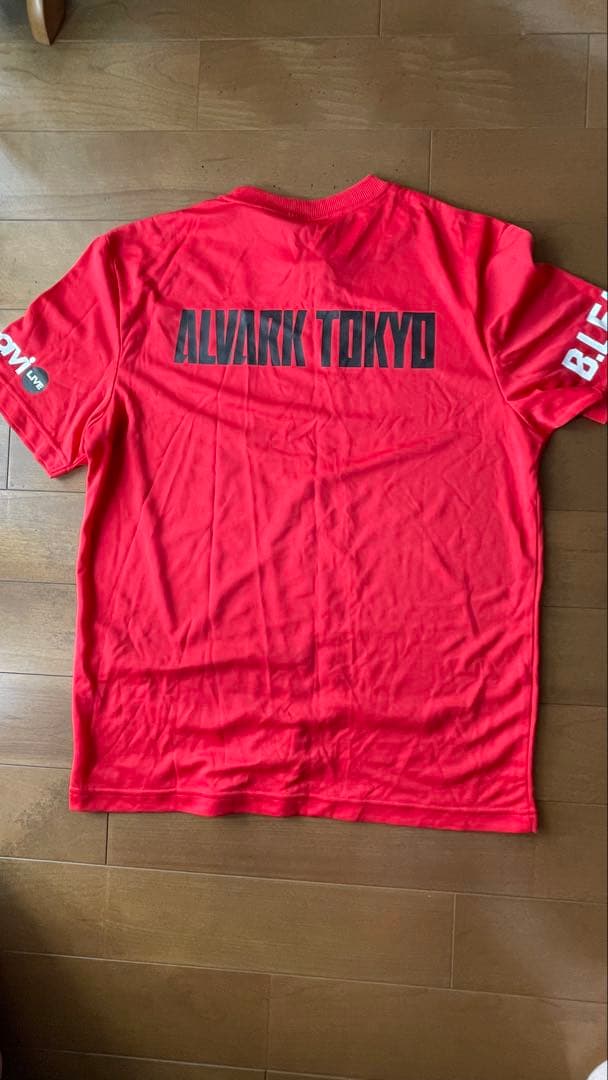 アルバルク東京 バスケットボール Tシャツ 赤　2016 — image 2