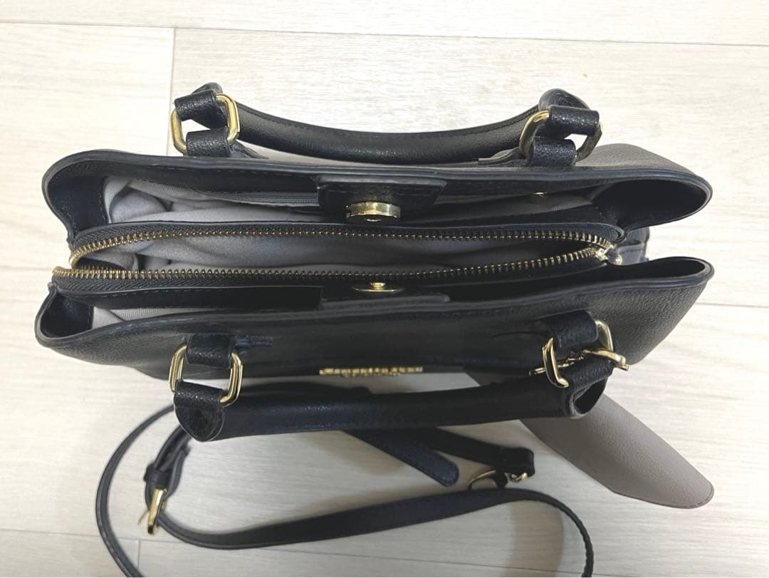 Samantha Vega 黒レザーハンドバッグ — image 2