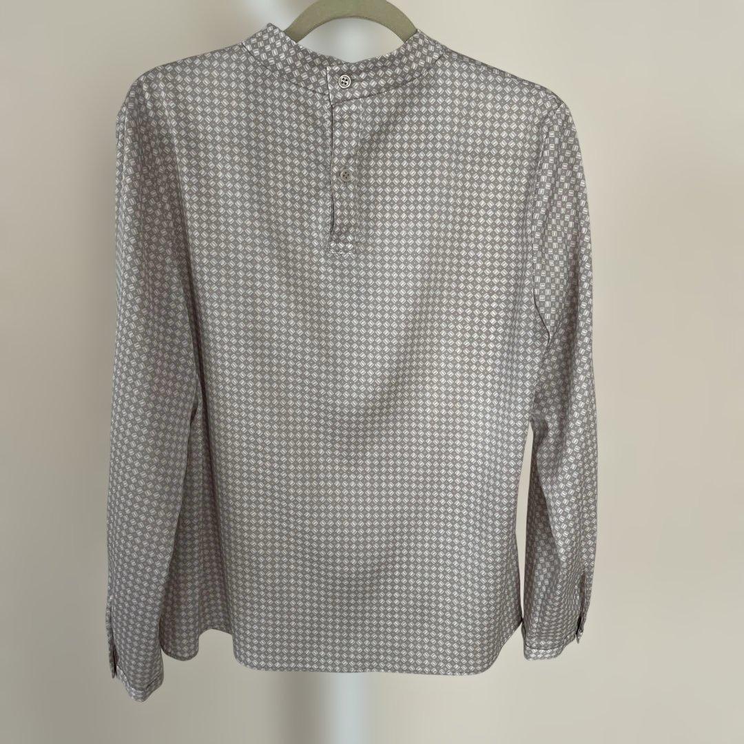 UNTITLED アンタイトル オータムジオメボウタイブラウス 日本製 美品 0 — image 4